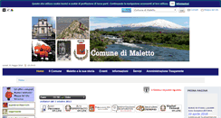 Desktop Screenshot of comune.maletto.ct.it